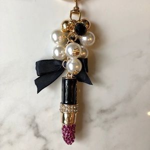 Luxury women’s purse charm/ keychain